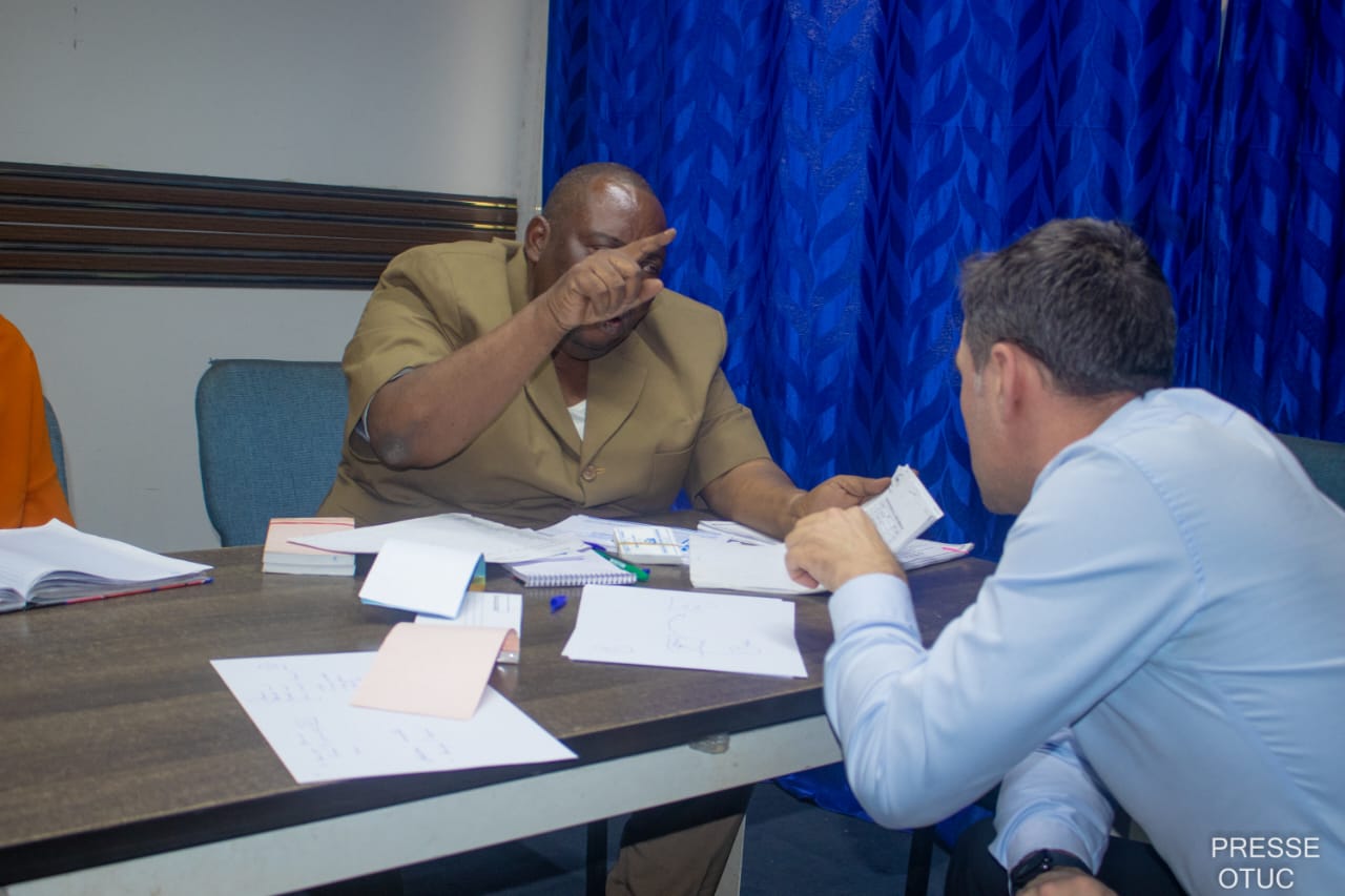 Visite de la délégation de la Friedrich Ebert Stiftung à l'OTUC — photo 1