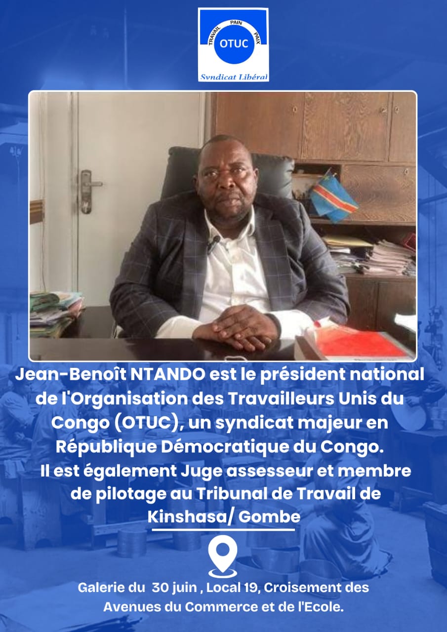 Jean-Benoît NTANDO, Président National